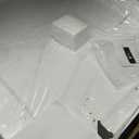 Fine Fixtures 32" x 32" Double Threshold Acrylic Shower Base with Non-Slip Textured Surface - Durable White Shower Floor Pan for Safe, Reliable Bathroom Use