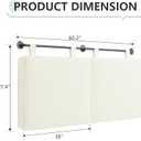 Headboard Queen SizeModern Wall Mounted Headboards with LED Light for Bed with Upholstery Hanging Headboard for Bedroom,Featuring High-Density Sponge PaddingWhite