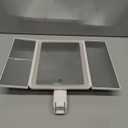 Makeup Mirror with Lights, 3 Color Lighting, Lighted Makeup Mirror, 10x 3X 2X Magnification, Vanity Mirror with 72LEDs, Touch Control, Dual Power Supply, Female Gift (White)