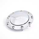 Aluminum Horn Button for 9-bolt Steering Wheels, High Polish Finish 9-Bolt Horn Button, for Most 9-Hole Flat Horn Buttons on the Market Steering Wheel Accessories