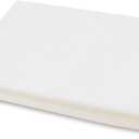 InteVision 400 Thread Count, 100% Egyptian Cotton Bed Wedge Pillowcase; Replacement Cover Designed to Fit The 12" (Height) Version of The Foam Wedge Bed Pillow (25" x 24" x 12") (White)