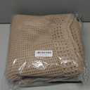 RESARE Waffle Bathroom Runner Rugs, Super Absorbent Bath Mat Non Slip Washable Quick Dry, Upgraded Ultra Soft Boho Bath Rugs with Tassels for Hallway Bedroom Laundry Room, 2'x6' (24"x72"), Brown