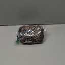 Sexy Chain Sheer Mesh Ruched Bodycon Mini Lingerie Dress with Thong 2 Piece Set Outfits (Leopard)