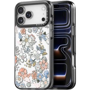 Bouvardia for iPhone 17 Pro Case, Cute Girly Design for Women, Shockproof & Aesthetic, Floral Theme - Flowers in Bloom