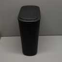 Automatic Motion Sensor Black Bathroom Trash Can with Lid, 2.6 Gallon Touchless Trash Bin, Smart Plastic Slim Garbage Can Small Wastebasket for Toilet, Office, Rv, Bedroom, Living Room