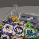 teytoy Tummy Time Floor Mirror, Double High Contrast Play and Pat Activity Mat Black and White Baby Crinkle Toys with Teether, Great Gift for Infants Boys and Girls -Pack of 4