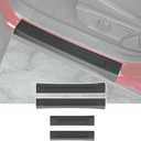 powoq Door Sill Protector Compatible with 2021-2024 Ford Bronco Car Door Protector TPE 4 Door Car Sill Guard Replacement for 2021-2024 Ford Bronco Accessories