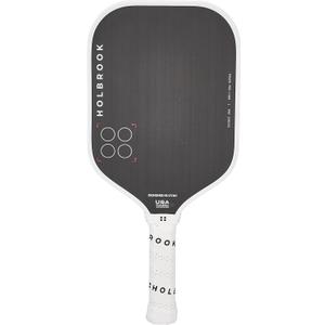 Holbrook Power Pro E Elongated Pickleball Paddle: USAPA Approved, Carbon Fiber Surface, Power, Control, Spin, Edgecraft Foam Polypropylene Honeycomb Core (14mm)