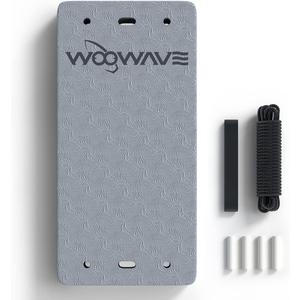WOOWAVE Flat Fender Prevent Scratches for Yacht Motorboat Boat Bumper, 3 Layer EVA Boat Fender with Rope (3 Size, Blue/Gray to Choose), 24"