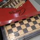 Kavi Inlaid Wood Chess Board Game with Weighted Wooden Pieces, Large 18 x 18 Inch Set