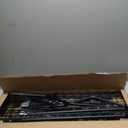 Ulif U11 Over Washer and Dryer Shelves, 3 Tiers Laundry Room Storage and Organizer Standing Shelf, Metal Freestanding Clothes Drying Rack, 33.9" W x 19.7" D x 77.6" H, Black