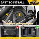 7PCS Center Console Organizer for 2022-2025 Chevy Silverado/GMC Sierra 1500, Door Handle Armrest Insert Shifter Tray Gear Side Storage Box Set Accessories(Only Fits Full w/Bucket Seats)