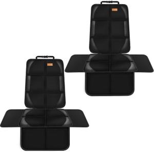 Bacgnyer Car Seat Protector, 2 Pack of Seat Protectors, Thickest Padded 600D Fabric Padding, Waterproof, Durable, Anti Slip Backing, Child Seat Protection, Suitable for Babies, Toddlers, Children