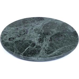 Creative Home Natural Marble Cheese Board 8 Inch Round Stone Serving Tray Handcrafted from Natural Marble Polished Trivet Heat-Resistant Hot Plate Decorative Display Board