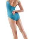Bloch womens Nejor Microlux Camisole Leotard (Small, Turquoise)