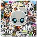 2 x 54pcs The Wild Robot Stickers for Water Bottles,Cute Cartoon Robots Movie Stickers Funny Vinyl Waterproof Decals for Teens Laptop Skateboard Bumper Suitcase Motorcycle