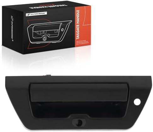 A-Premium Tailgate Handle Liftgate Latch Handle with Camera Hole Compatible with Ford F-150 F150 2015 2016 2017, Textured Black, Replace# FL3Z-9943400-BA, FL3Z9943400BA