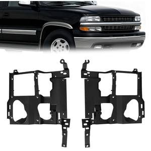 Headlight Bracket Compatible with 99-07 Sierra Silverado Suburban
Compatible with 1999-2007 GMC Sierra Yukon Chevy Chevrolet Silverado 1500 1500HD 2500 2500HD 3500 Suburban 1500 2500 Tahoe