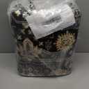 Area Rug Non Slip Machine Washable Ultra Soft Living Room/Bedroom/Kitchen/Outdoor/Classroom Black Gold, 8'10'