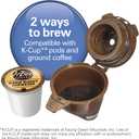 Hamilton Beach FlexBrew Single Serve Coffee Maker, Coffee Machine Compatible with Pod Packs and Grounds, Black Next Gen (49900)