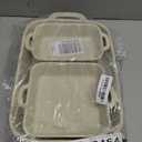 Sweejar Ceramic Bakeware Set, Rectangular Baking Dish for Cooking, Kitchen, Cake Dinner, Banquet and Daily Use, Casserole Dishes for Oven Porcelain Baking Pans (Beige)