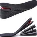 Height Increase Insoles, 4-Layer Shoe Lifts Elevator Insole 2.95inches(7.5 cm) Heels Lift Inserts for Men and Women