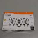 SYLVANIA ECO LED B10 Light Bulb, 50W = 3.5W, 7 Year, 450 Lumens, Non-Dimmable, Clear, 2700K, Soft White - 6 Pack (40879)