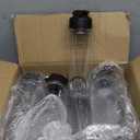 Olgaa 12 Pack Water Bottles Bulk 17 oz End of the Year Gifts for Students Kids from Teacher Reusable Leak Portable Plastic Sports Summer Drink Water Bottles with Handle Strap for Cycling Camping (Black)