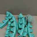 JKSHMYT Weighted Hula Circle Hoops for Adults Weight Loss, Infinity Fit Hoop Plus Size, 30 Detachable Links, Exercise Hoop for Women and Beginners (cyan)