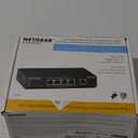 NETGEAR 5-Port PoE Gigabit Ethernet Unmanaged Essentials Switch (GS305P) - with 4 x PoE+ @ 63W, Desktop or Wall Mount