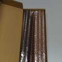 LPUSA Brown Tall Taper Candles Spiral Candle Sticks, Unscented Pastel Candle for Holiday, Wedding and Home Decoration,10inch,12 Pack(E-Gradient Brown)