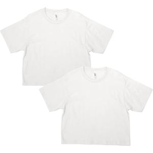 American Apparel Women's Fine Jersey Boxy Style G102 T-Shirt (2-Pack) (S)
