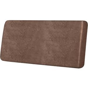 Leather Look Couch Cushion Covers Sofa Seat Slipcovers Sets Couches Furniture Protector for Sectional Armchair Loveseat Pets Kids Stretch Spandex Fabric (1 Cushion Loveseat, Brown)
