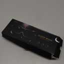 MZOO Luxury Sleep Mask for Back, Side Sleeper, Complete Light Blocking Sleeping Eye Mask Night Blindfold, 3D Zero Pressure & Spacious for Lash Extensions, Breathable Soft Eye Cover Flight Nap Travel (N-black (Silver Edge))