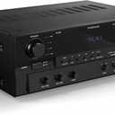Starfavor Bluetooth Stereo Receiver w Phono Inputs, 2.1 Channel 500W Peak Power Home Audio receivers amplifiers for Speakers w Subout,RCA in,USB,SD,FM,2 MIC in Echo and Headphone Jack KA-500