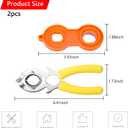 2 Pack Faucet Aerator Removal wrench, Aerator Wrench, Installing Faucet Tool for Kitchen Sink Bathroom Replacement Part Repair Spanner
