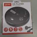 GPX PC332B Portable CD Player with Anti-Skip Protection, FM Radio and Stereo Earbuds - Black