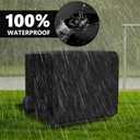 AKEfit Universal Waterproof Generator Cover, 600D Heavy Duty Small Outside Equipment Cover for Champion,Predator,Wen,BILT Hard,Ryobi,Generac,Westinghouse Portable Generator 5000-10000W,38”Lx28”Wx30”H