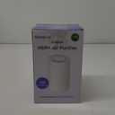 Small Air Purifier for Home Bedroom, Personal Desk Mini Air Purifier, Room Hepa Air Purifier Fresheners Cleaner for Dorm, Pets, Smoke, Desktop, Office (White)