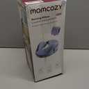 Momcozy CozyPro Nursing Pillow - All Around Lumbar & Arm Support - Safety Fence, Firm & Springy Memory Foam-Stable, Ergonomic Support, Easier Breastfeeding, Wider Cushion, Adjustable, Removable Cover