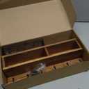 VIS'V Key Holder Wall Mount, Decorative Wooden Mail and Key Organizer with Storage Basket and Shelf, 2 Compartments, 6 Hooks, Brown