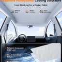 Custom Fit Tesla Model Y Juniper Glass Roof Sunshade 2025-2026, Gray 2pcs