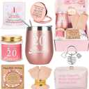 20th Birthday Gifts For Girls, Happy 20th 20 Year Old Girl Birthday Basket Gifts Box for Best Friends Female Daughter Sister Her Girlfriend Coworker Bestie Women Birthday Unique