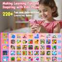 Kids Smart Phone Toys with 3.97" Touchscreen, Birthday Gifts for Kids Ages 3-12, Toddler Learning Cell Phone with Games & Dual Camera, Girls Phone Toys for Age 3 4 5 6 7 8 9 Years Old