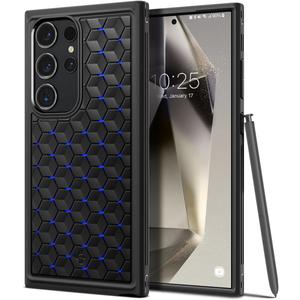 Spigen Cryo Armor Designed for Galaxy S24 Ultra Case (2024) [Military-Grade Protection] - Cryo Blue