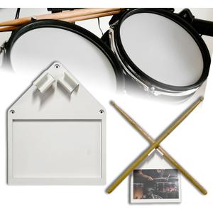 Wall Mount Drumstick Holder for Collection and Display, Drumstick Display Holder for Pair of Drumsticks and Postcard Photo, Unique for Drummer Gifts, Wall Mounted Drumstick Display Holder for Drummers