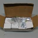 8 Pack Champagne Crystal Cabinet Knobs, Gold Cabinet Glass Knobs for Dresser Drawers Brass Furniture Hardware Pulls (Oval)