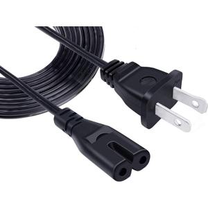 8ft Power Cord Replacement for Denon DHT-S216 DHT-S217 DHT-S416 DHT-S218 DHT-C210 Home 550 Soundbar 8 inch DHT-S517 Home Subwoofer 2 Prong IEC C7 AC Cable