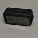 Jisile Digital Alarm Clock, Alarm Clock for Bedroom with Smart Night Light, Indoor Temperature, Large LED Display, Battery Operated Desk Clock for Kids Birthday