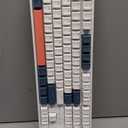 Redragon K723 Wireless Mechanical Gaming Keyboard Creamy, Bluetooth/2.4G/USB-C Wired, RGB Backlit, Hot Swappable Pre-lubed Linear Switches, Custom Gasket Structure for PC/Mac/PS/Xbox, White Blue